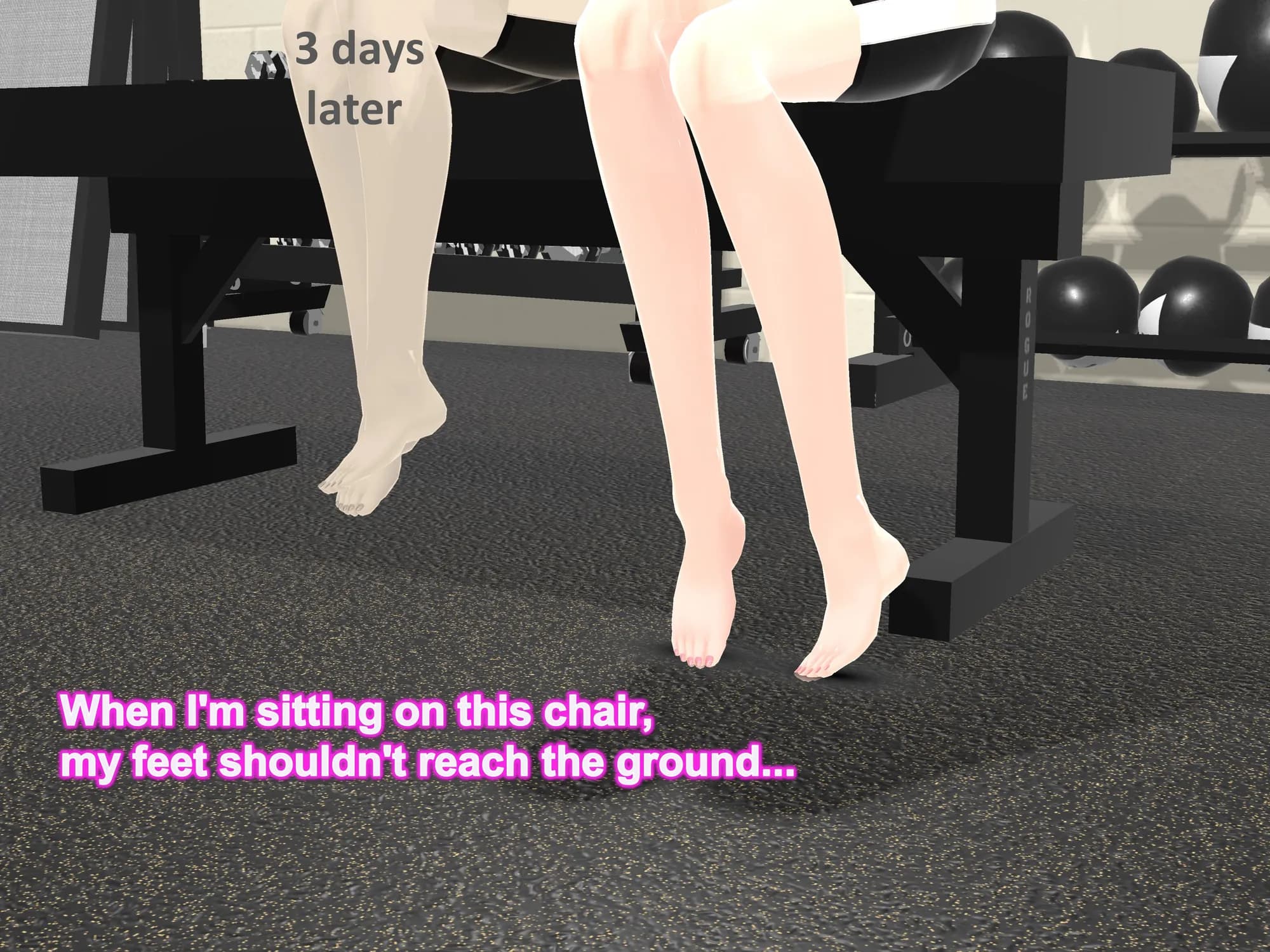 Outgrowing only girls， Overtake boys， Growth sound dumbbells Arc - 15ページ