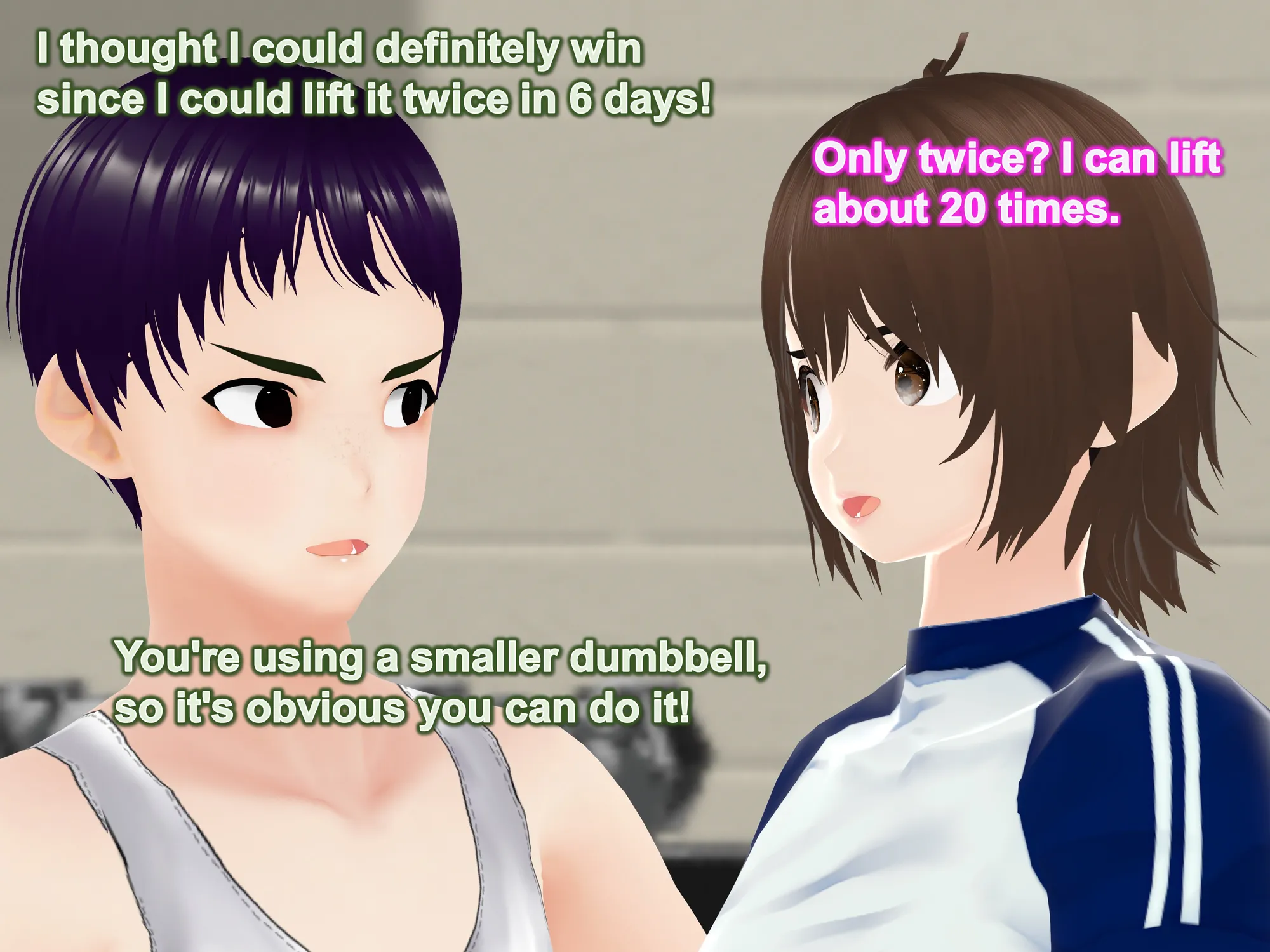 Outgrowing only girls， Overtake boys， Growth sound dumbbells Arc - 25ページ