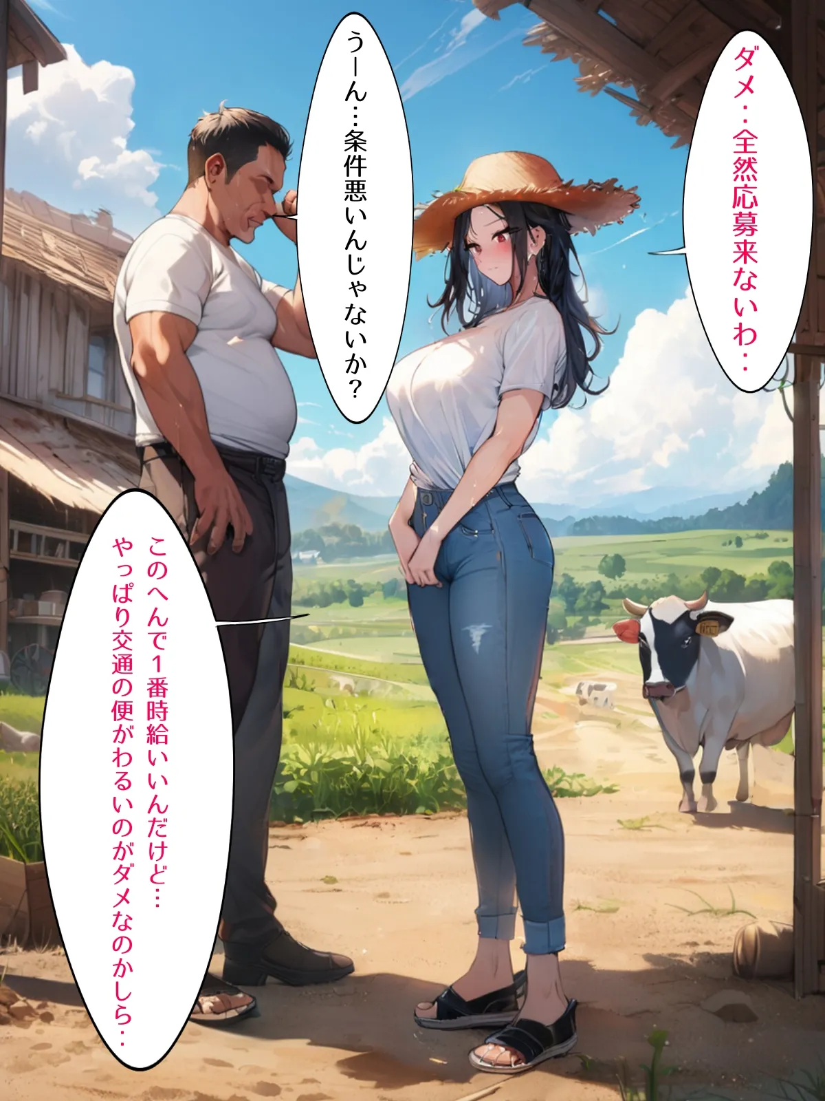 チャラ男に寝取られた農家の妻 - 1ページ