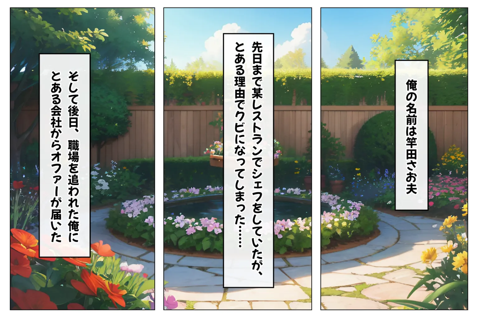 人妻NTRハーレム〜ハメてもハメても終わらない淫乱主婦だらけの寝取られハーレム料理教室〜【1ぺージ1コマのマンガ風完全ストーリー】 - 1ページ