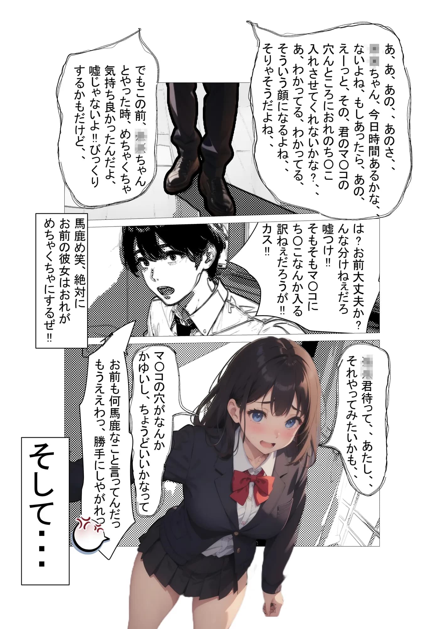 セッ〇スが生まれた日2 〜 セッ〇スの概念がない世界でやりまくったら、腹の中から人間が出てきて、政府も医者も大騒動〜 第2話 〜あいつの彼女に中〇し〜 - 2ページ