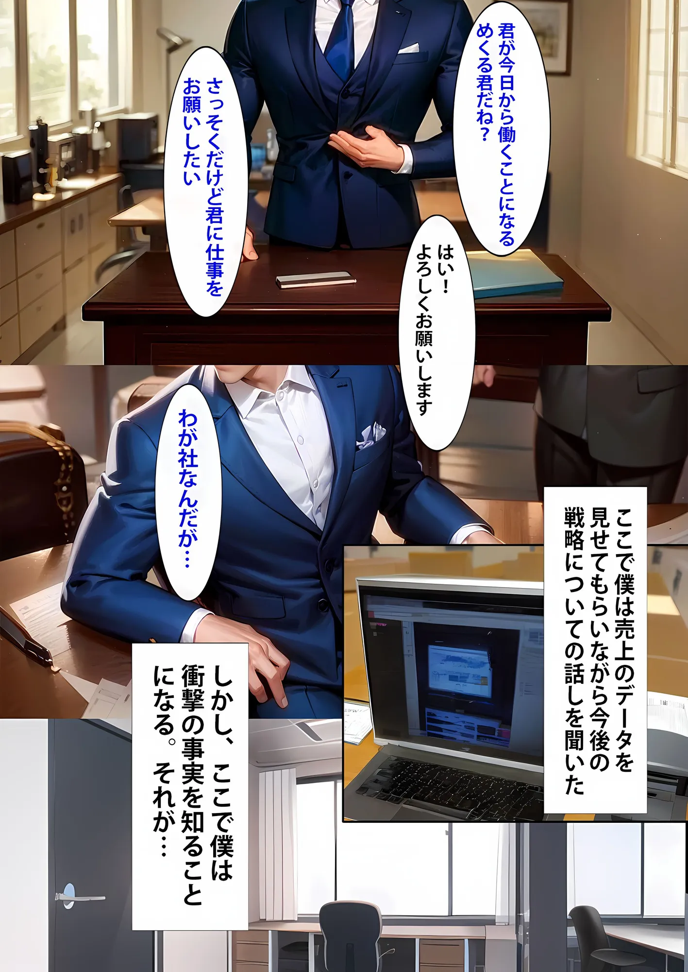 【驚愕】前編後編セット 僕の働いている会社のOL女子社員達はパンチラ見せて成績上げてくるのでガチで不思議 特典パワーアップ！ - 24ページ