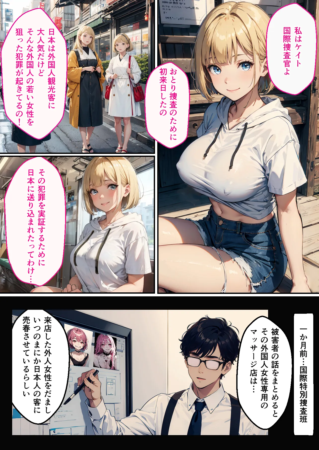 国際オッパイ捜査官、快楽オモテナシ堕ち - 2ページ