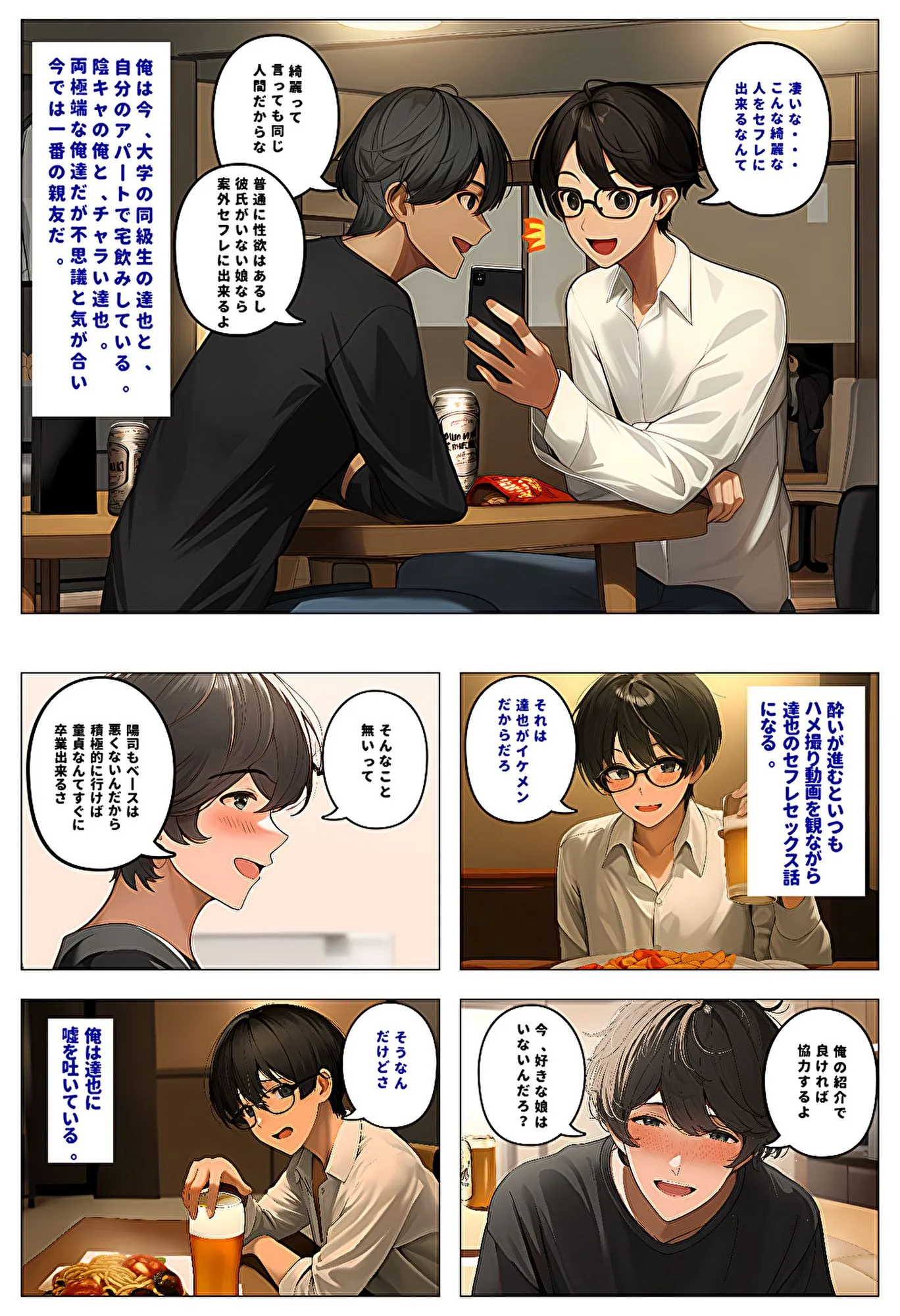 親友のセフレセックス動画に、片想い中の清楚系彼女が出てきた件 - 6ページ