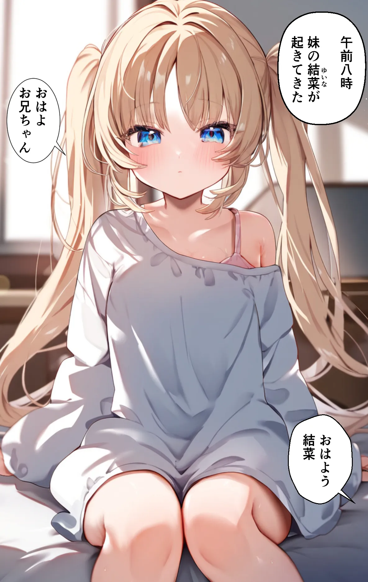 いつも無防備な妹がエロすぎる - 1ページ