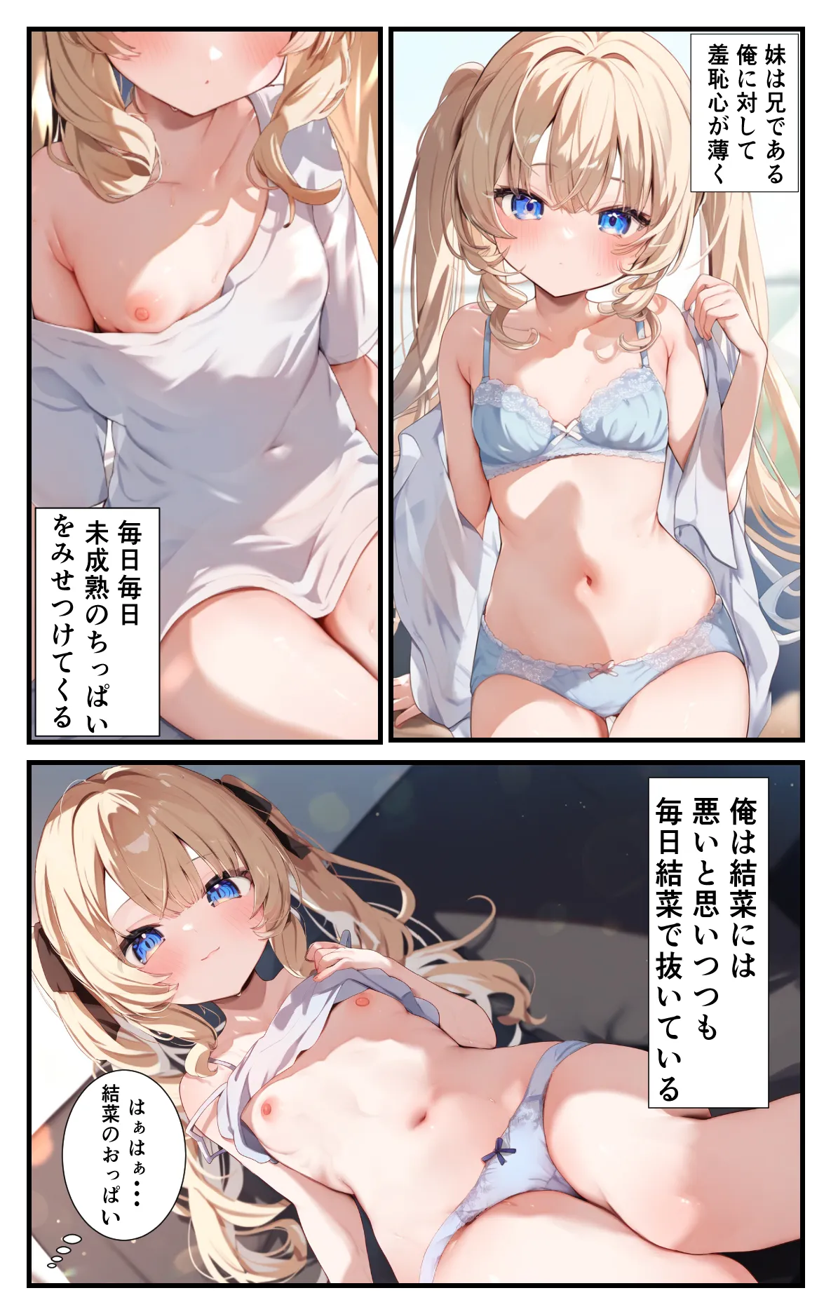 いつも無防備な妹がエロすぎる - 4ページ