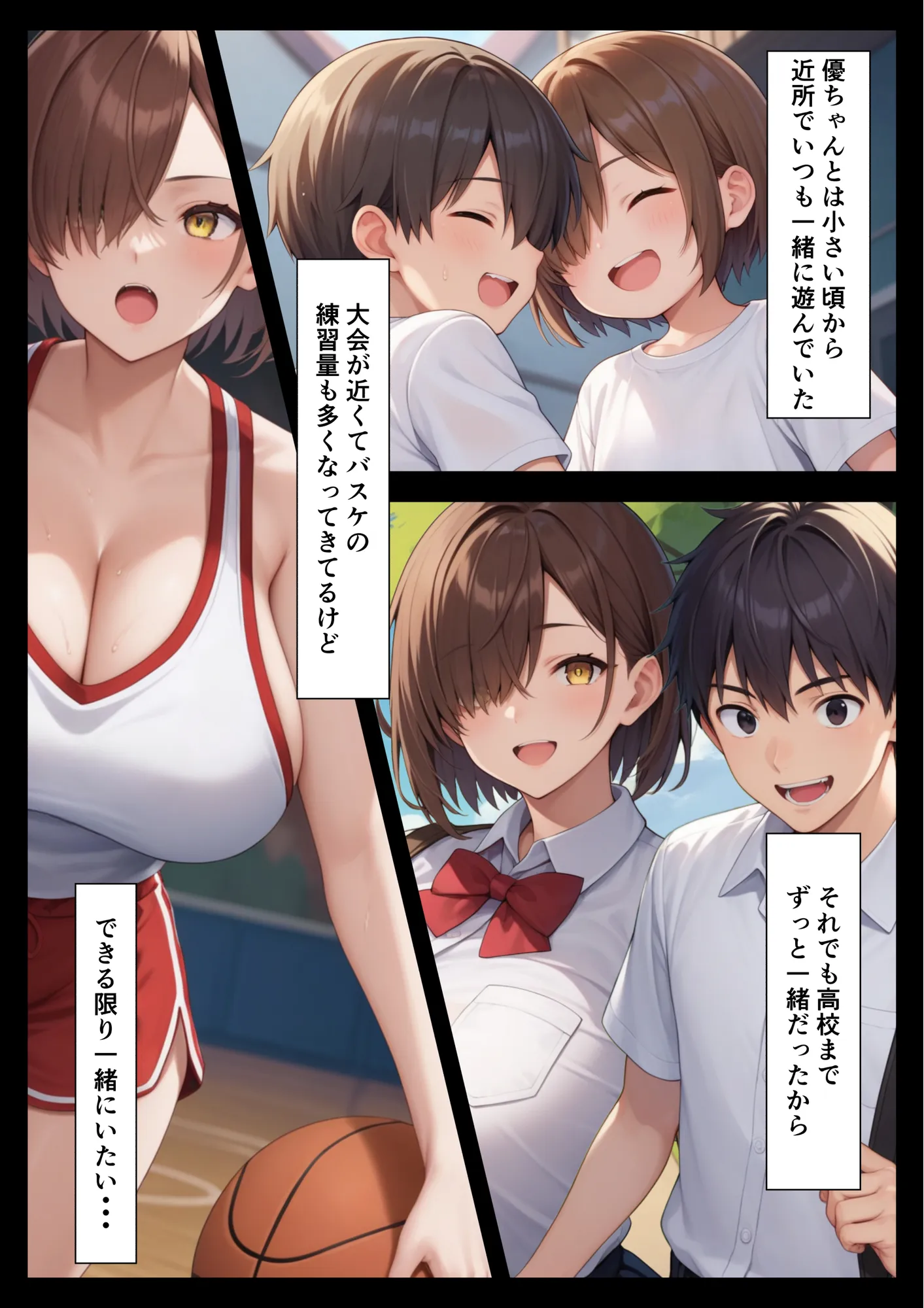 幼馴染のバスケ女子が寝取られる話 - 3ページ