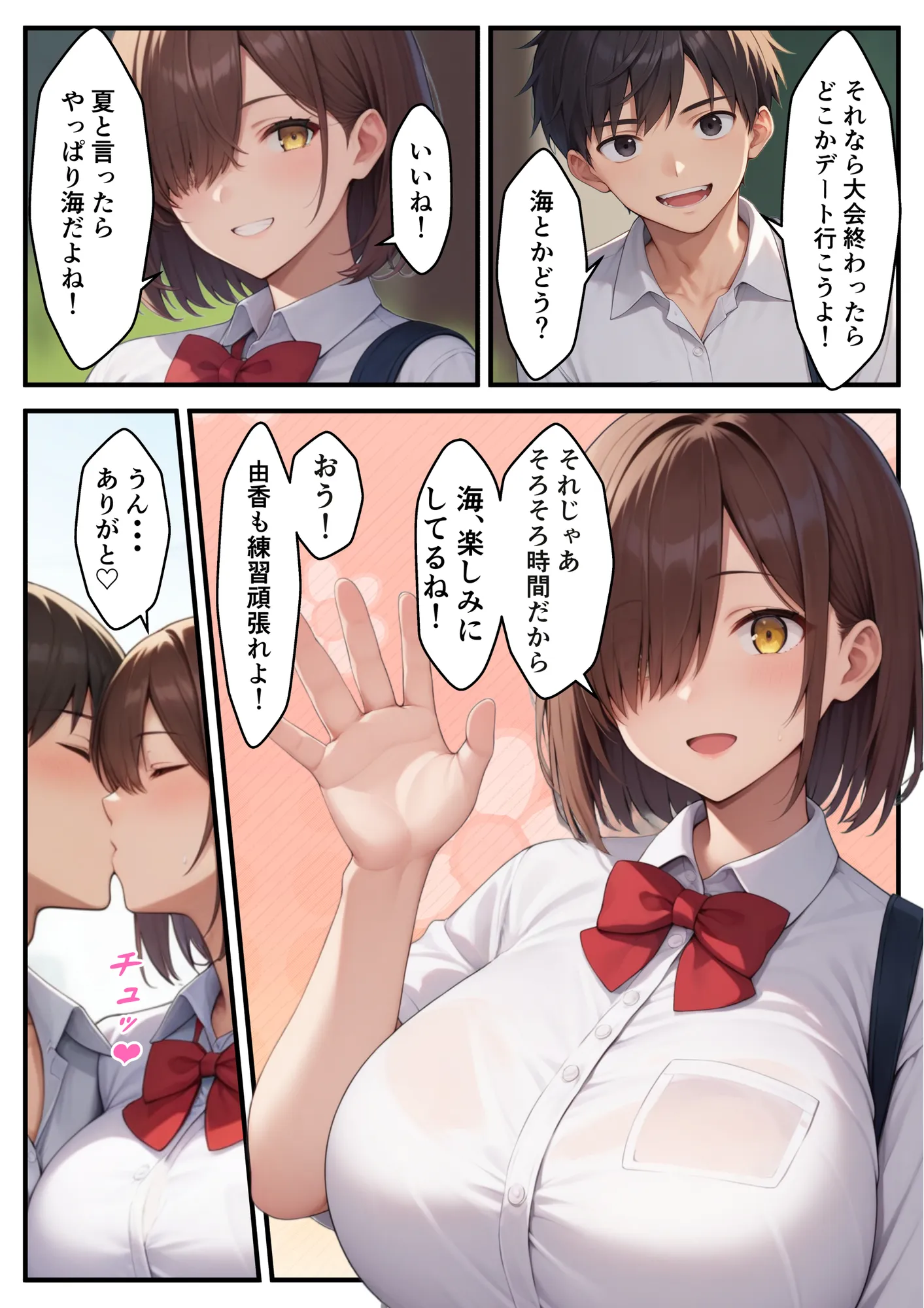 幼馴染のバスケ女子が寝取られる話 - 4ページ