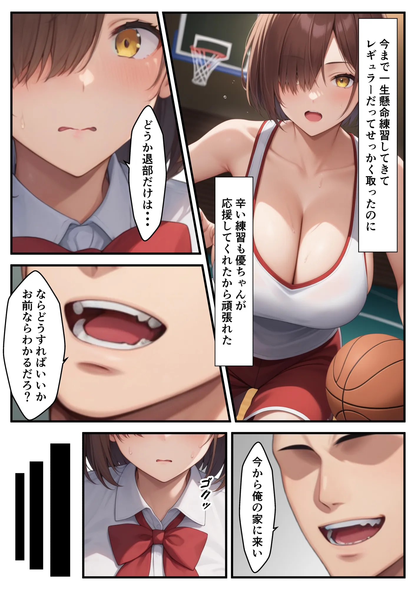 幼馴染のバスケ女子が寝取られる話 - 8ページ