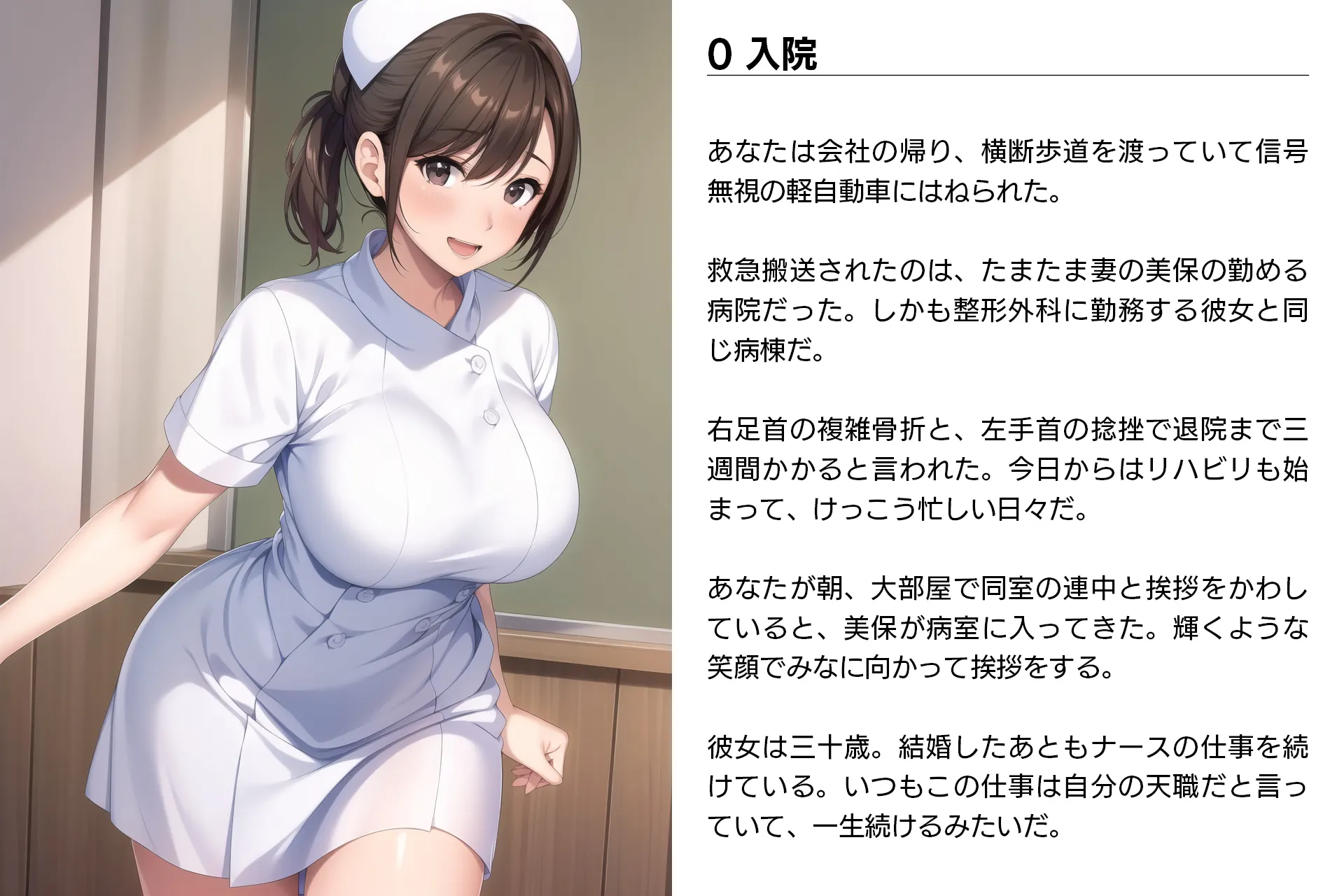 ネトラレ看護師妻・美保〜妻は病院のアイドルだった（性的な意味で）（CGノベル/NTR） - 2ページ
