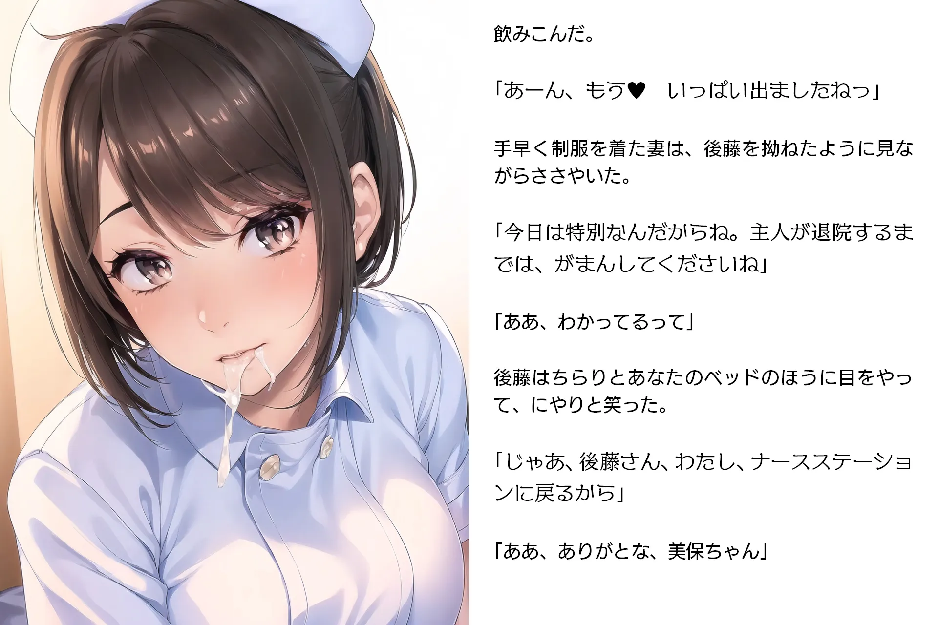 ネトラレ看護師妻・美保〜妻は病院のアイドルだった（性的な意味で）（CGノベル/NTR） - 15ページ