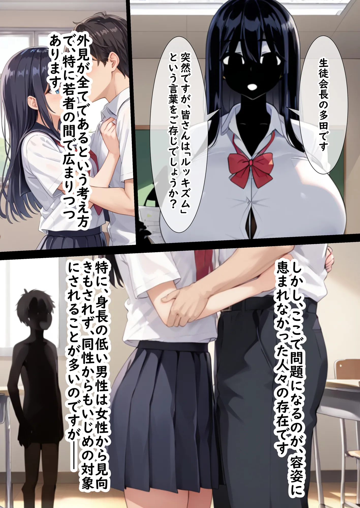 搾精室でデカ女に搾り取られるチビ男 - 3ページ