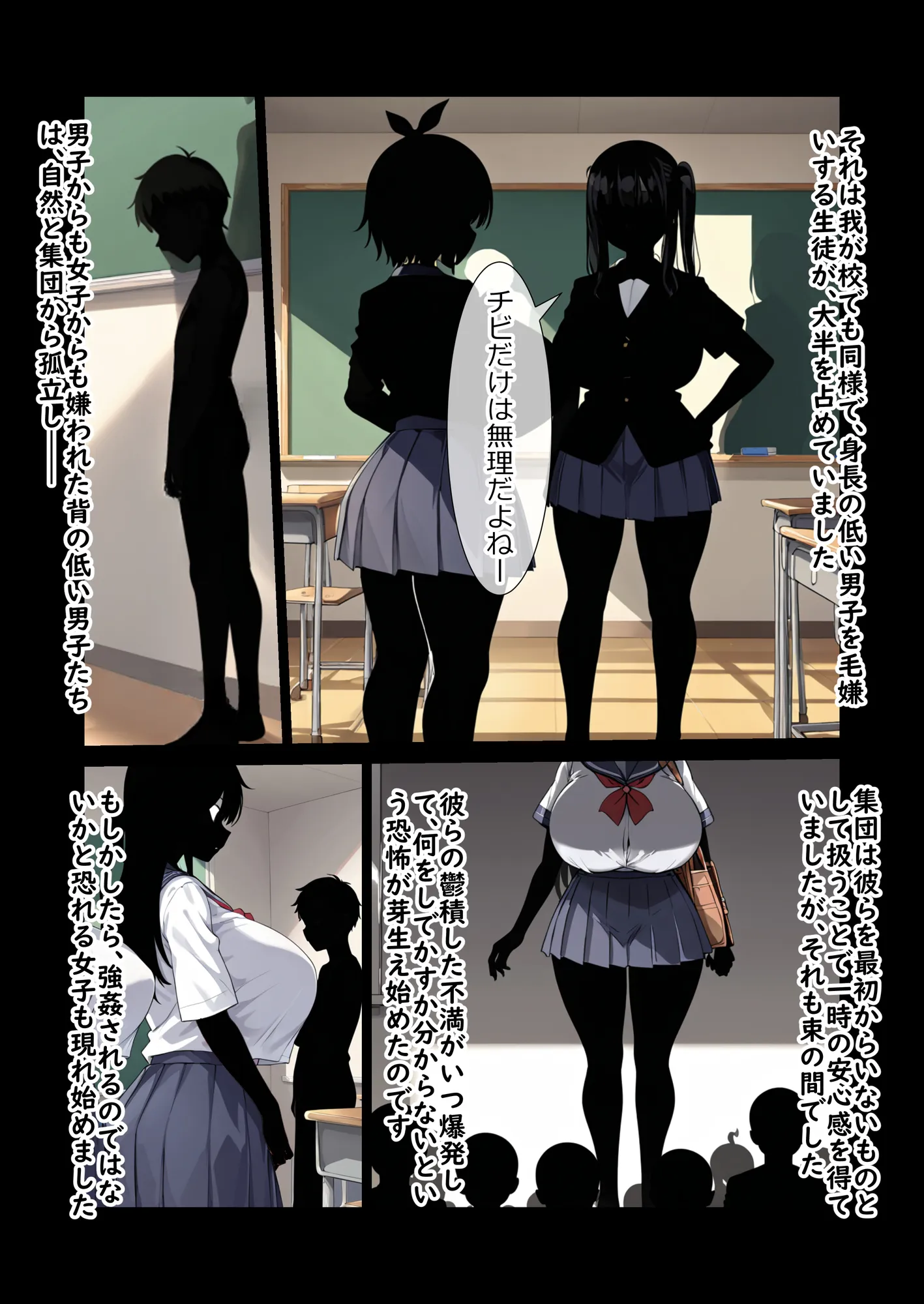 搾精室でデカ女に搾り取られるチビ男 - 4ページ