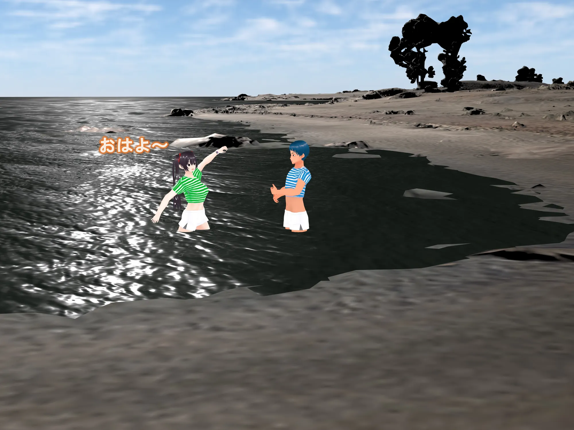 女子だけ成長 男子を追い抜く 成長音〜海岸編〜 - 12ページ