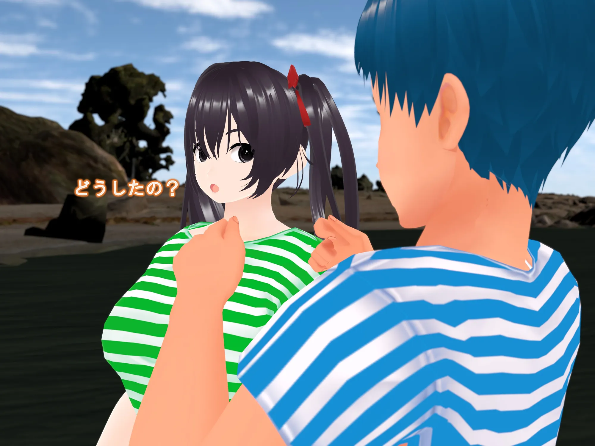 女子だけ成長 男子を追い抜く 成長音〜海岸編〜 - 20ページ