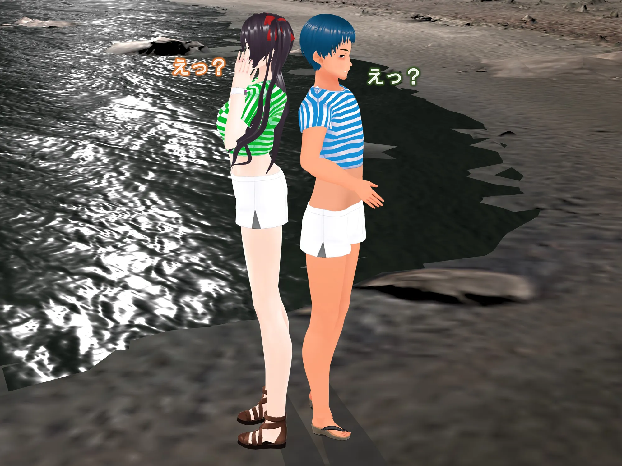 女子だけ成長 男子を追い抜く 成長音〜海岸編〜 - 25ページ