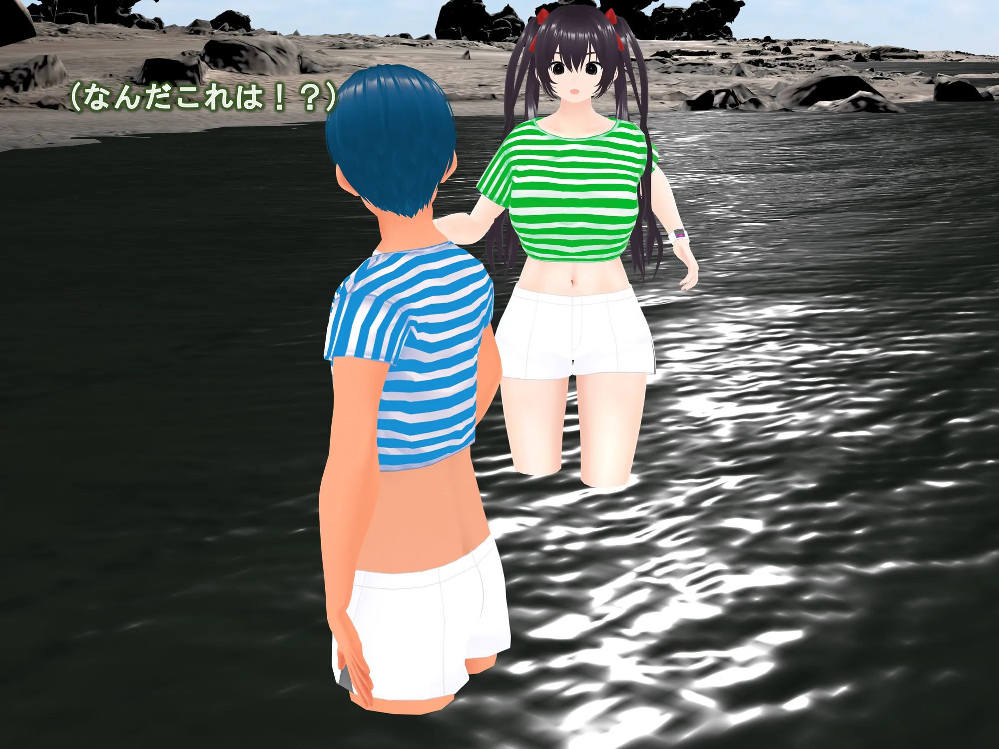 女子だけ成長 男子を追い抜く 成長音〜海岸編〜 - 32ページ