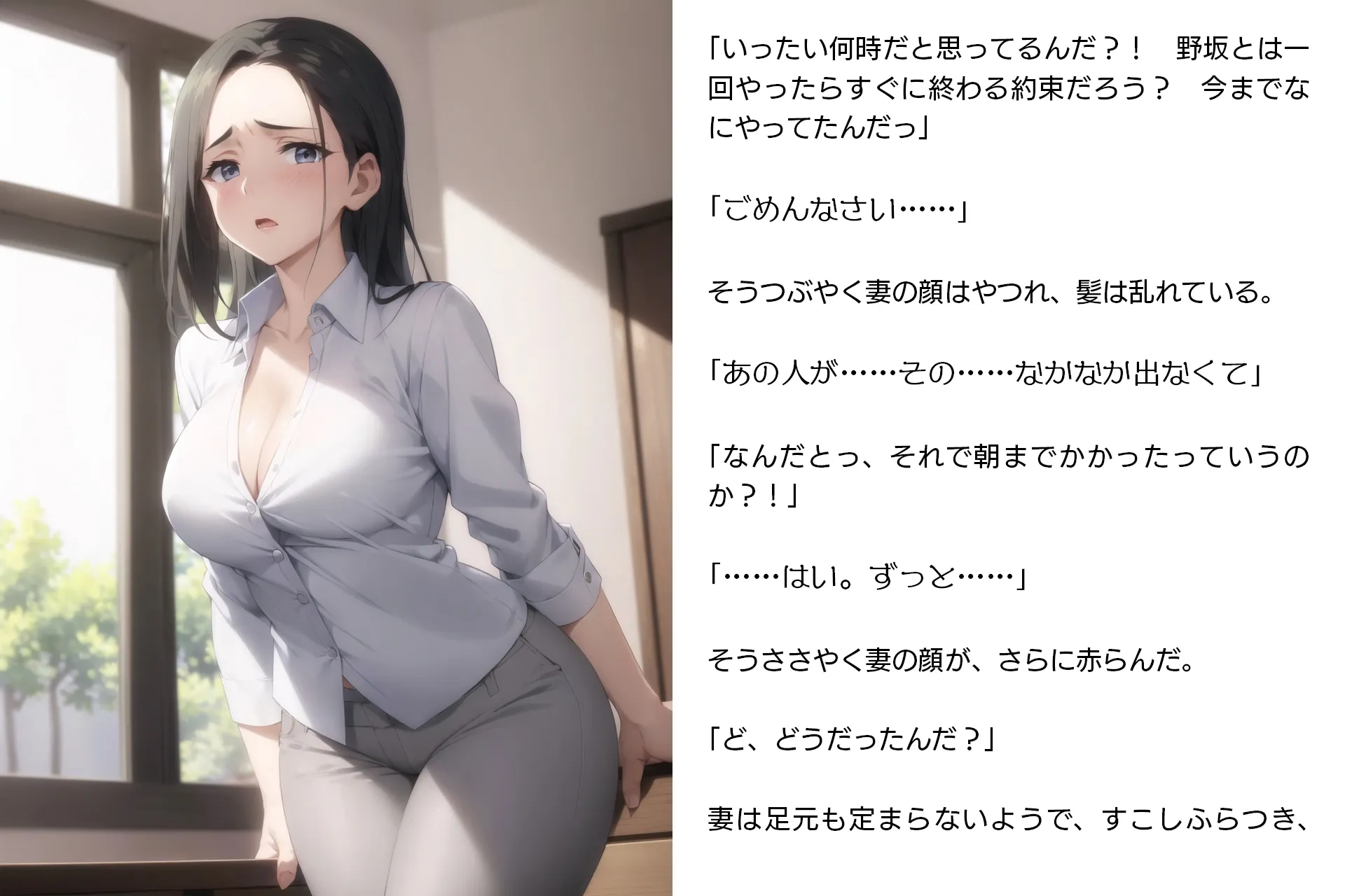 寝取らせ妻・麻理子〜「妊活」のため妻を他人の男に抱かせてみた（CGノベル/NTR） - 17ページ