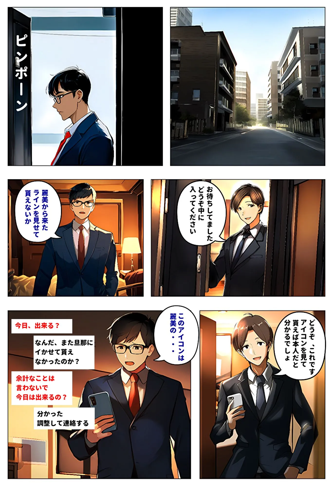 間男の提案に乗って不倫現場を目撃したら、最愛の妻が土下座してセックスのお願いをした。 - 6ページ