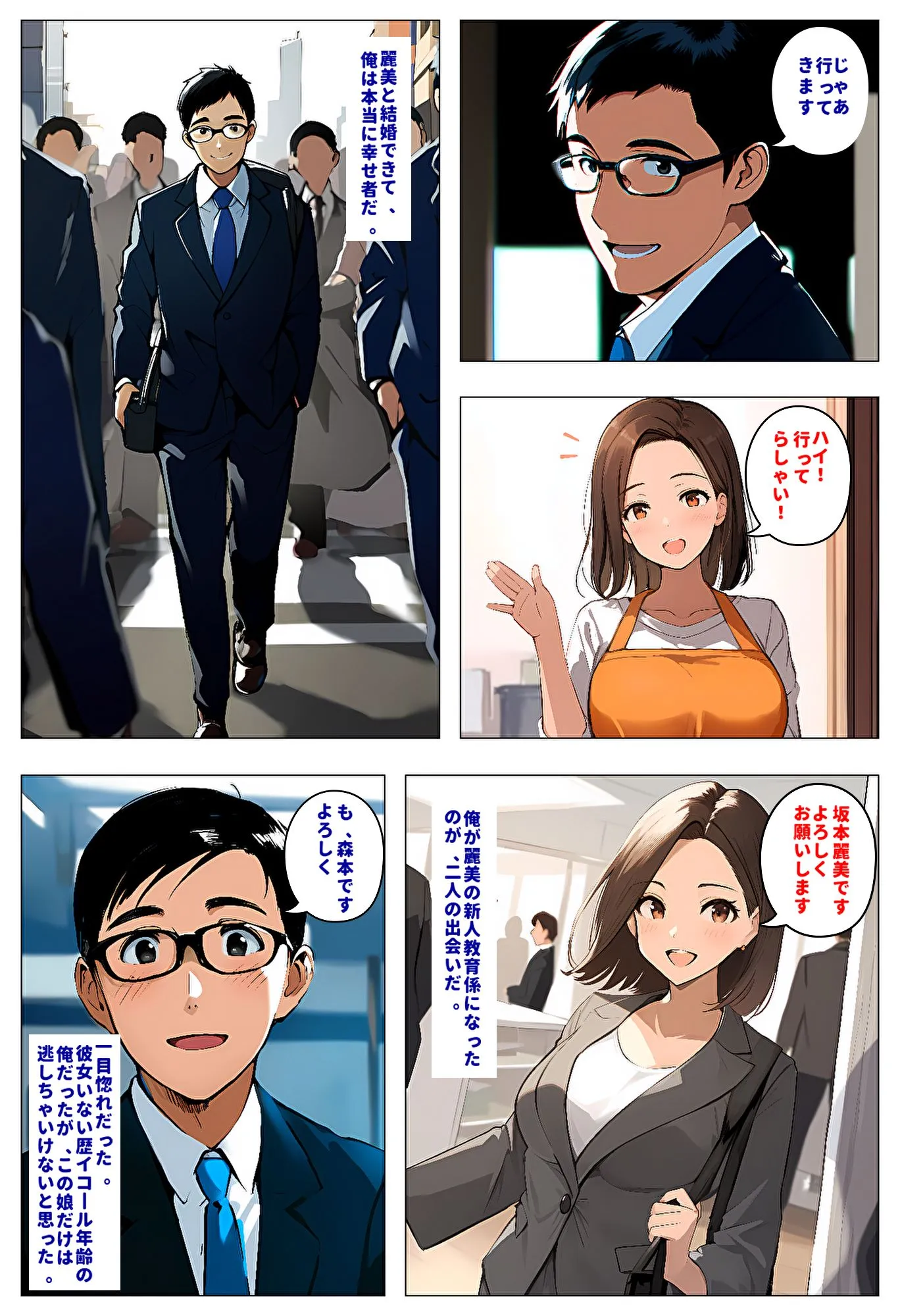 間男の提案に乗って不倫現場を目撃したら、最愛の妻が土下座してセックスのお願いをした。 - 9ページ