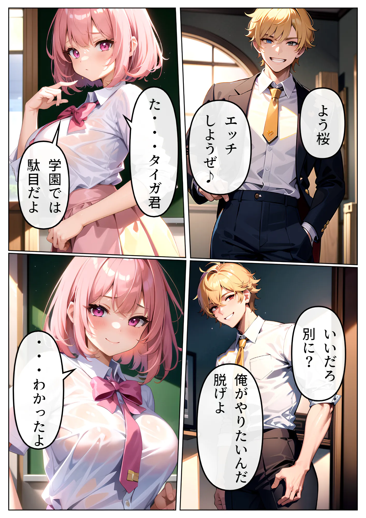 友人女子がヤリチン転校生に寝取られる-真夜衣桜-完堕ち編- - 6ページ