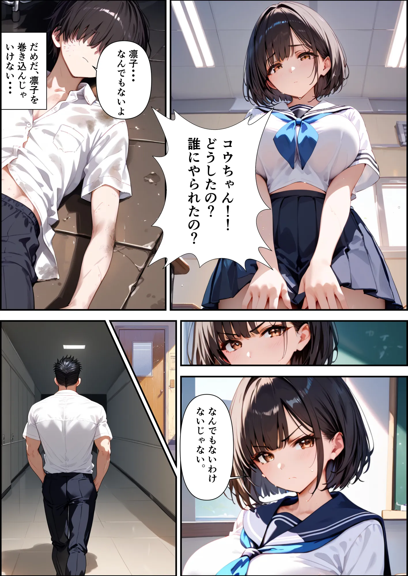 ボクを守るために不良の性奴●になっても絶対に堕ちないカノジョ - 9ページ