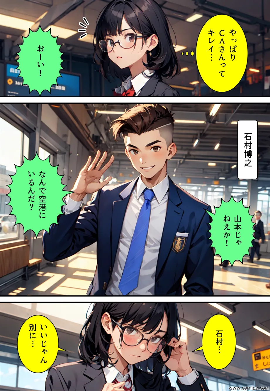 真・正義戦士ジャスティス・ボーイ 完全版 第5巻 「改造怪人・メガネ娘とCA制服」 - 12ページ