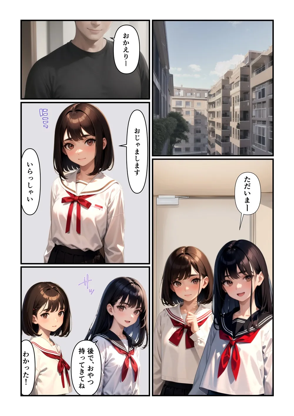 娘の友達に背徳種付けプレス - 1ページ