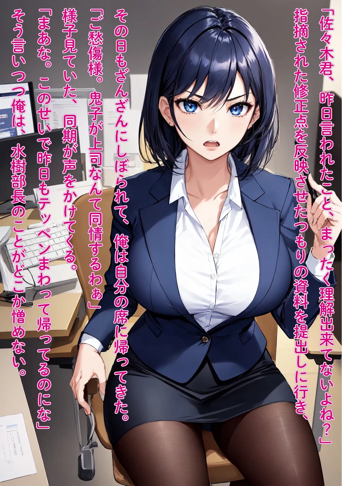 【前後編お得セット】 ［NTR］役員と不倫している鬼女上司を勢いで押し倒し中出し快楽堕ち - 37ページ