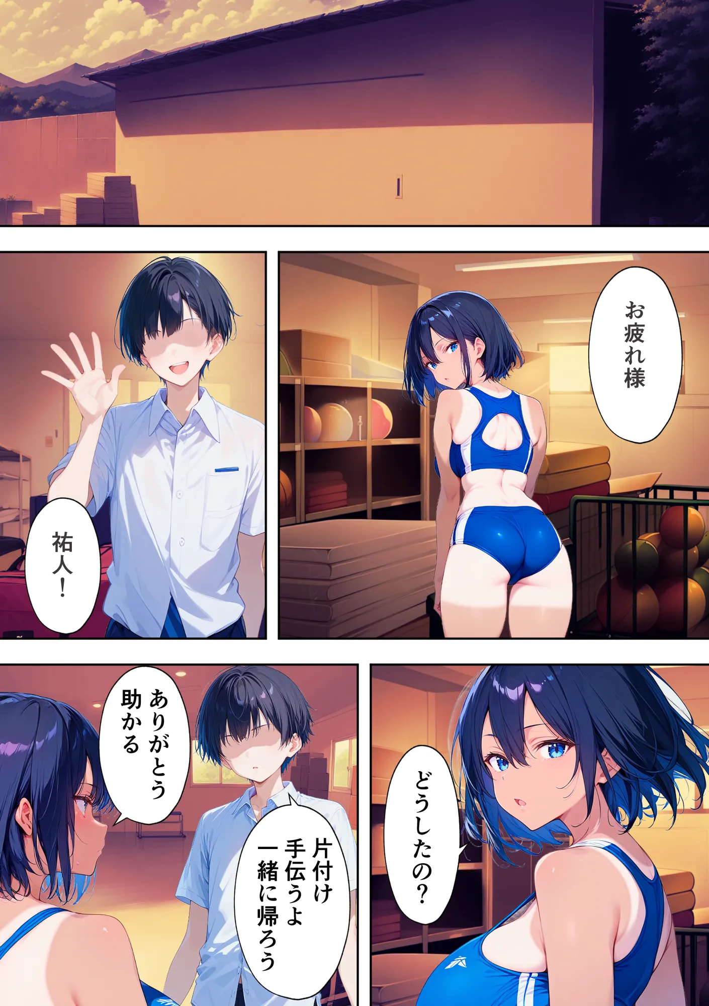 陸上部部長で幼馴染の強気な彼女が催●おじさんに寝取られ孕まされる話 - 5ページ