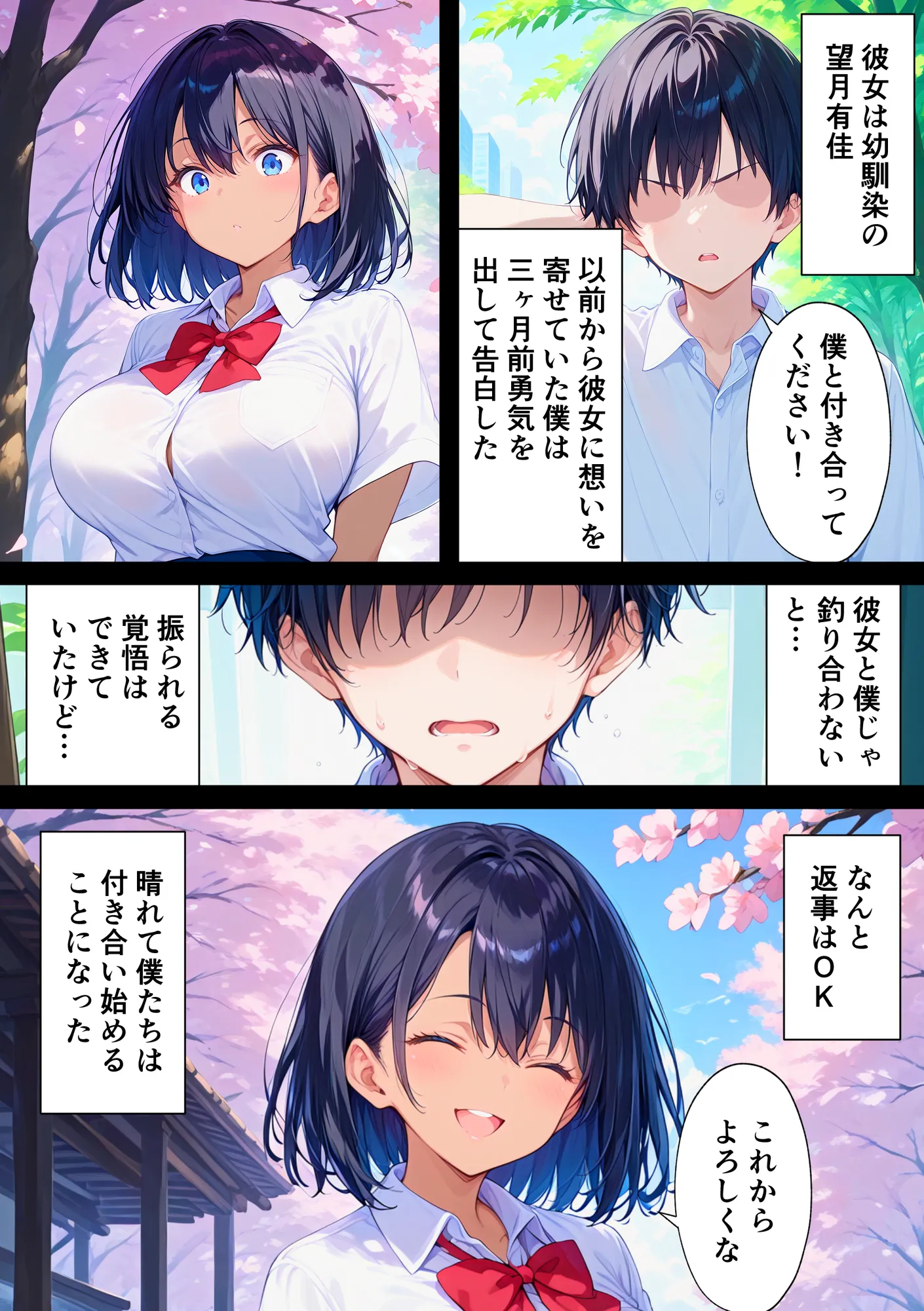 陸上部部長で幼馴染の強気な彼女が催●おじさんに寝取られ孕まされる話 - 6ページ