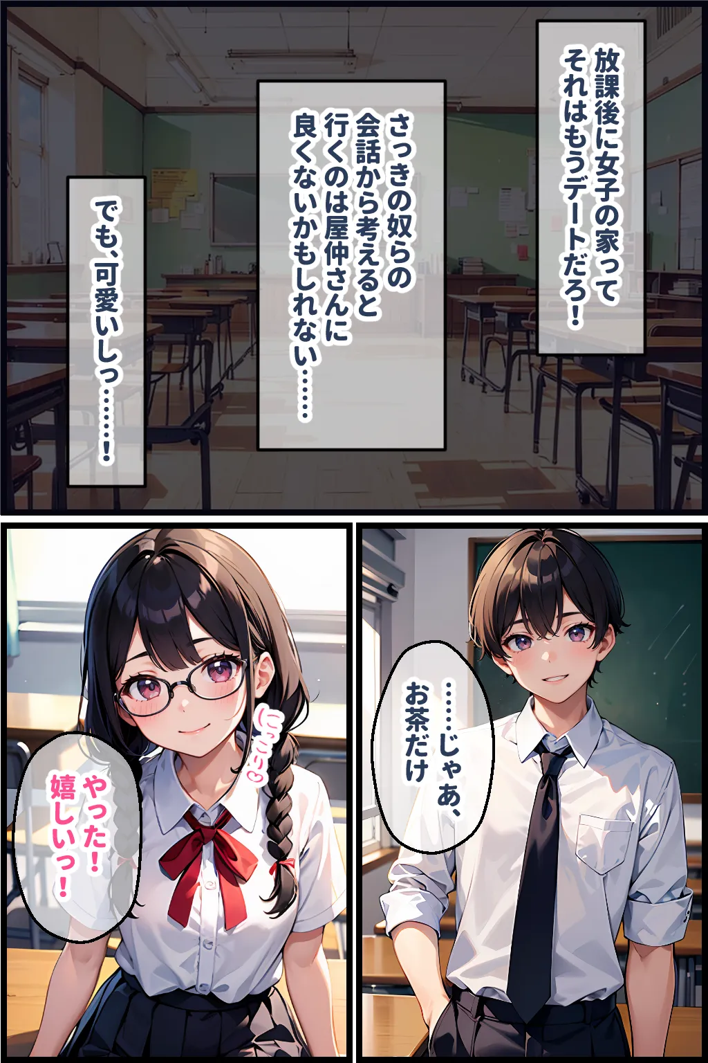 いじめから助けた地味娘からの誘いに乗ると… - 7ページ