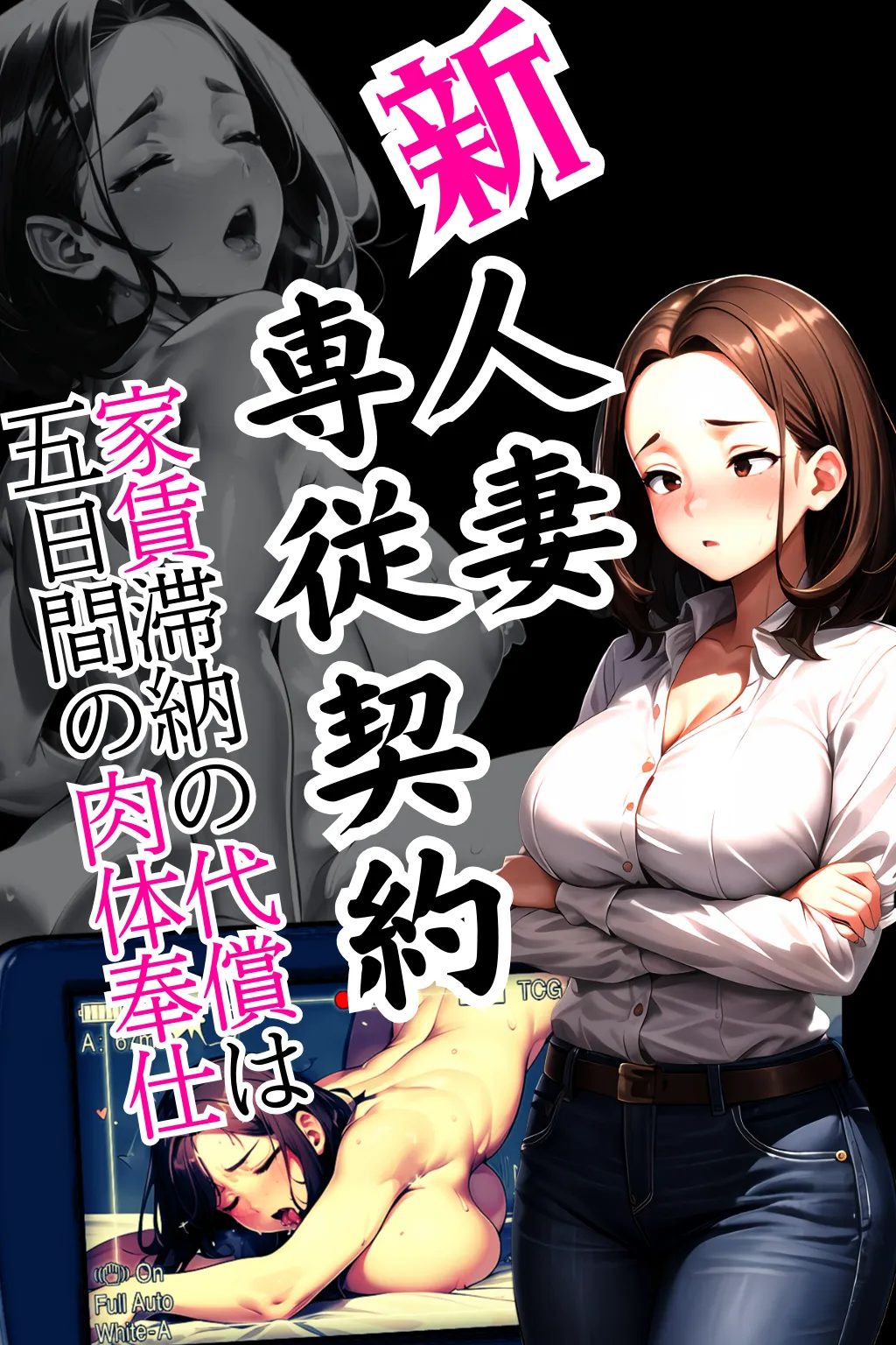 新 人妻専従契約 〜家賃滞納の代償は恥辱のハメ撮り撮影〜 - 1ページ