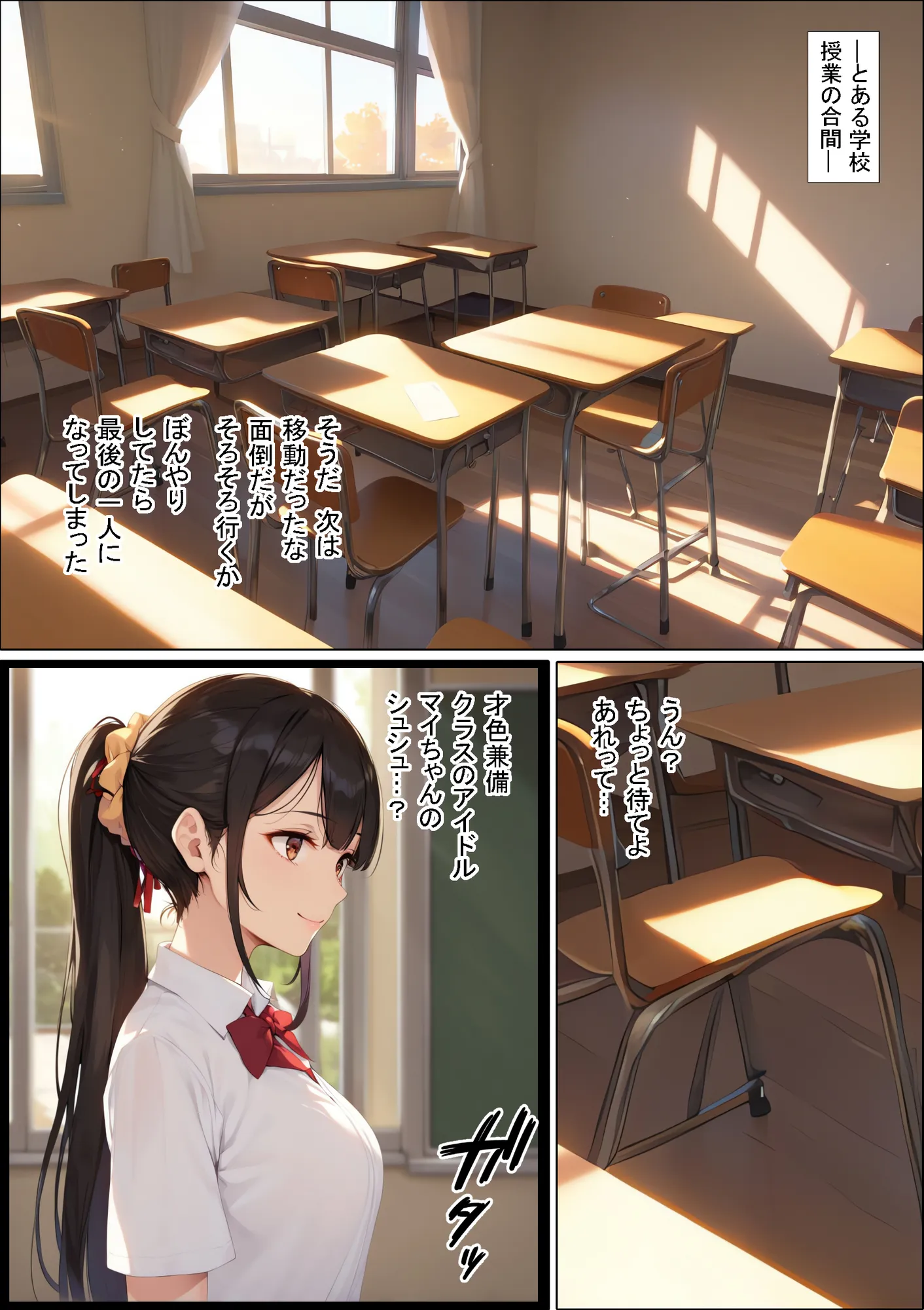 見抜きを迫る金髪ギャル - 1ページ