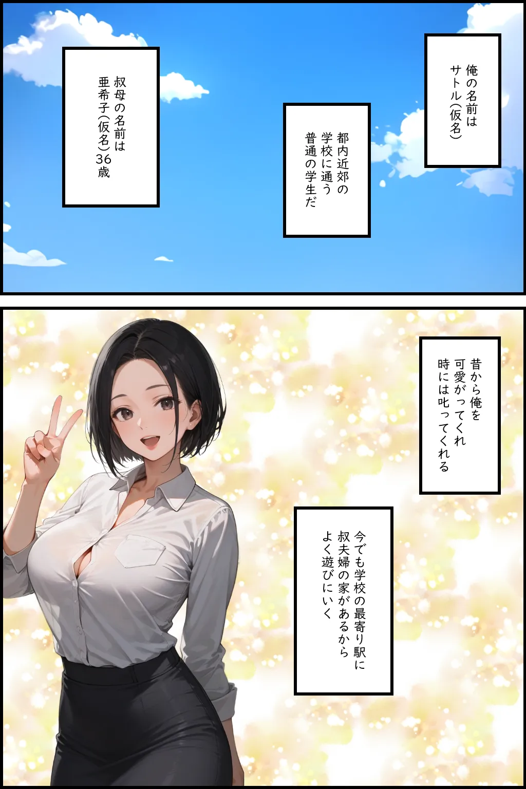 叔母を浮気相手と別れさせてから俺の牝にしたけどなんか質問ある？ - 2ページ