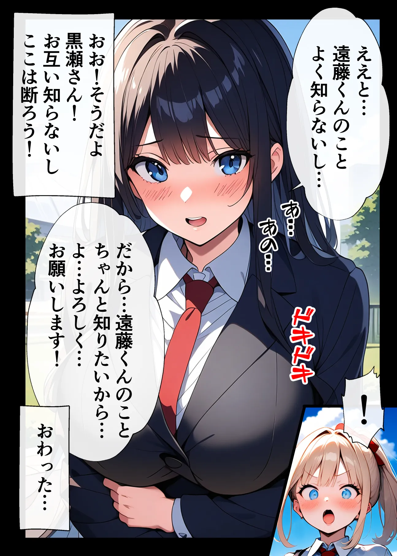 罰ゲームで告白した陰キャ巨乳女が調子に乗るのでゲームでボコした結果【コミック版】 - 9ページ