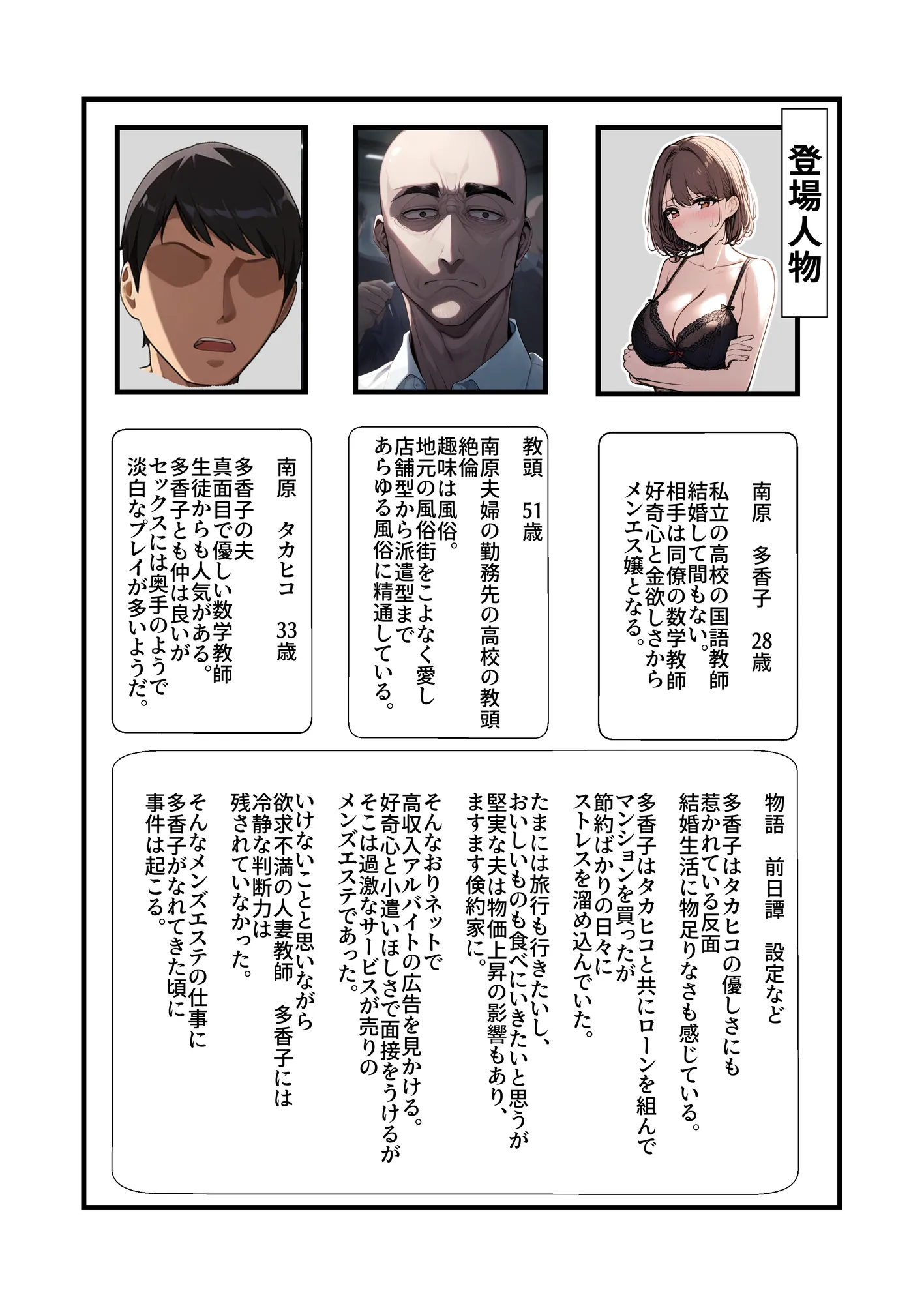 人妻教師メンエス嬢が絶倫教頭の言いなりになる話 - 2ページ