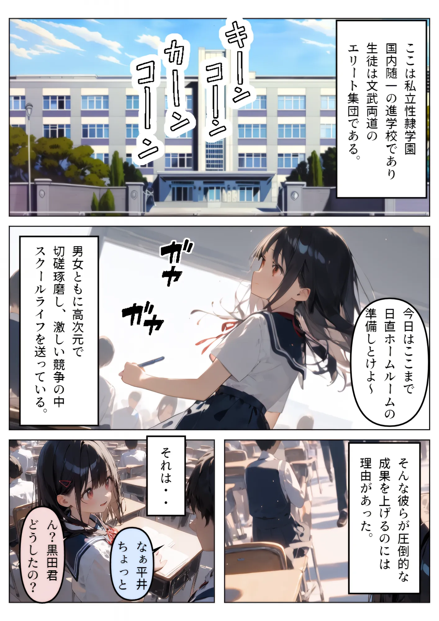 性隷学園【水泳部編】 - 1ページ