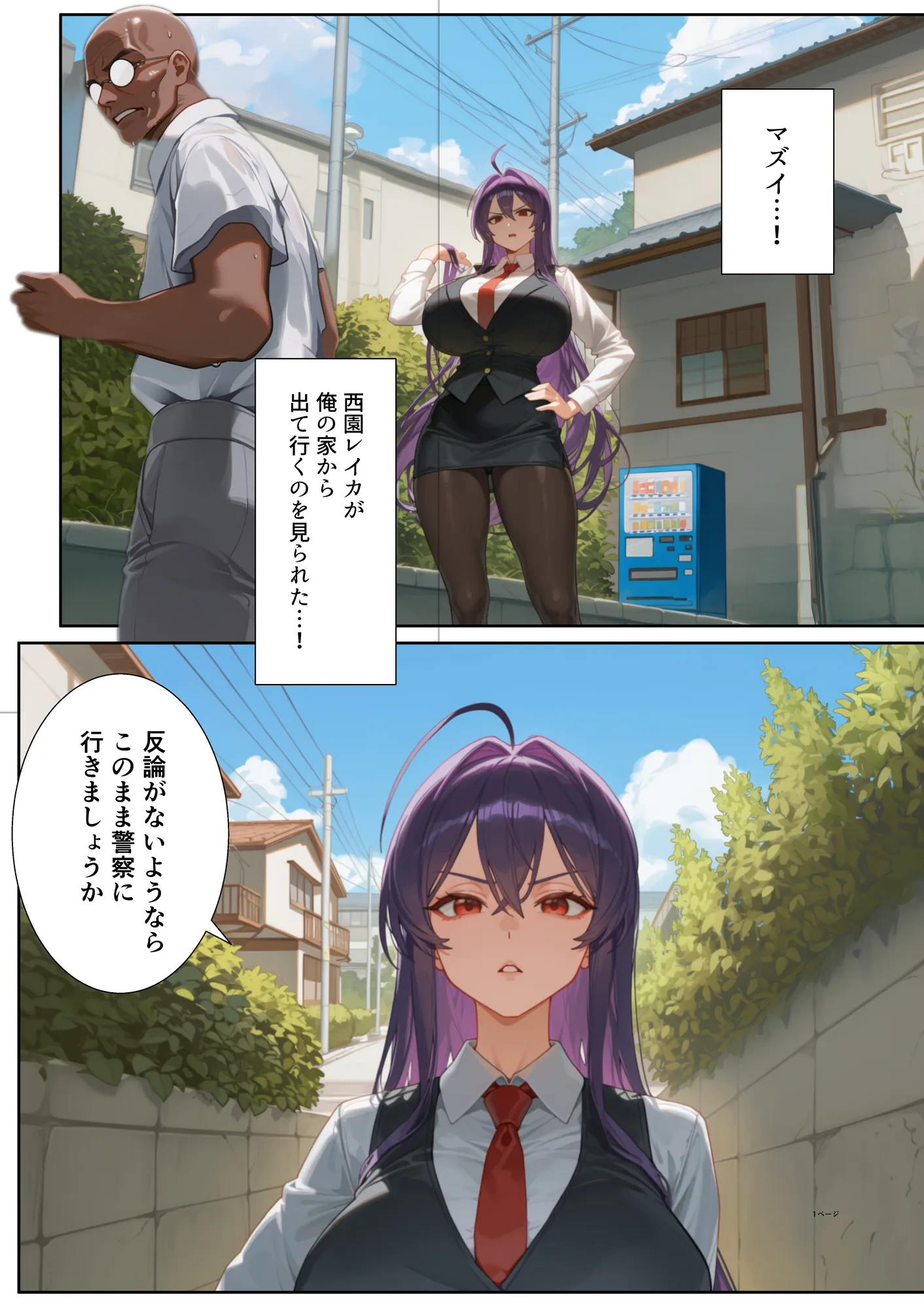 ムカつく女教師を強●妊娠！催◯リベンジ！＃2 - 1ページ