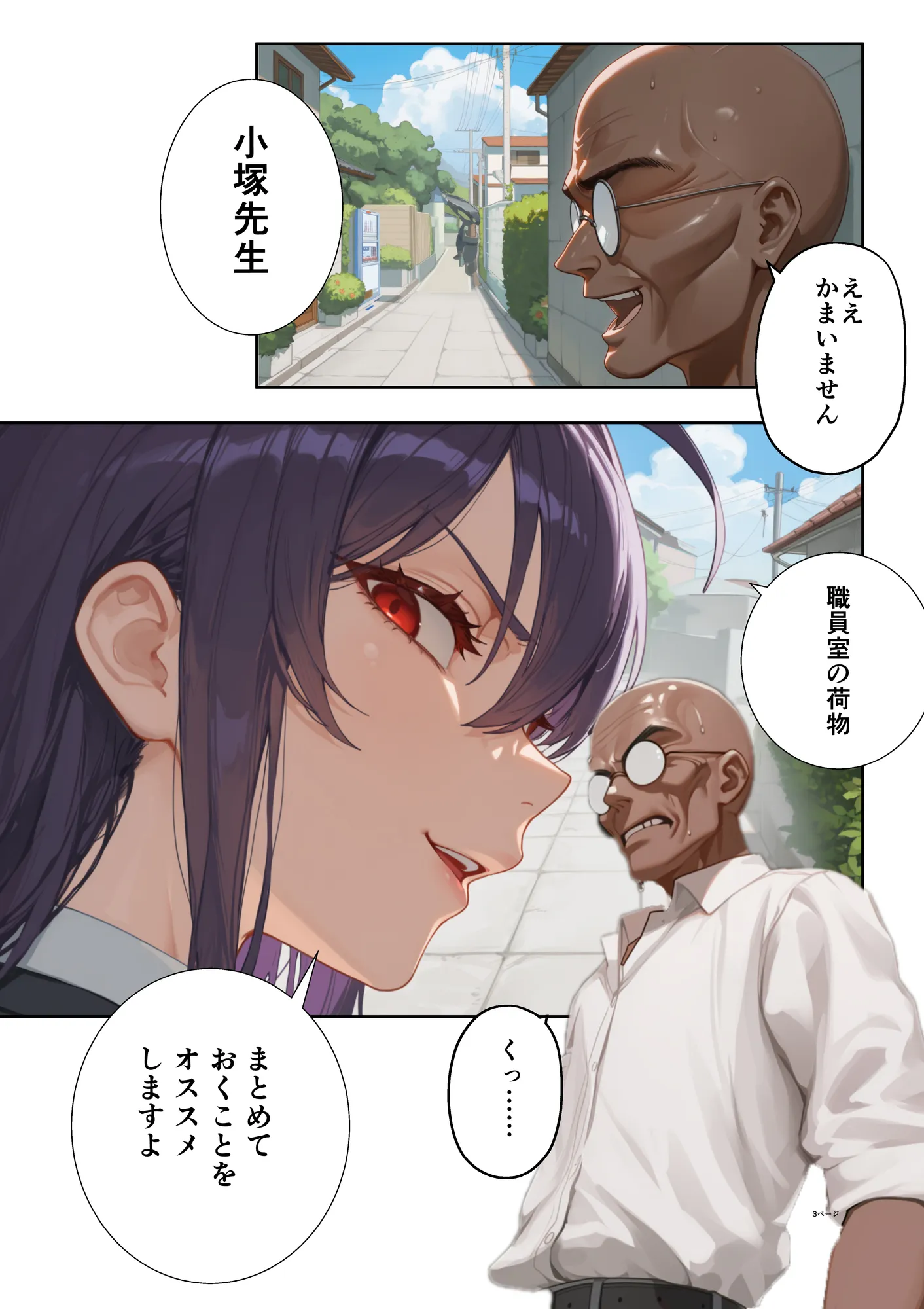 ムカつく女教師を強●妊娠！催◯リベンジ！＃2 - 3ページ