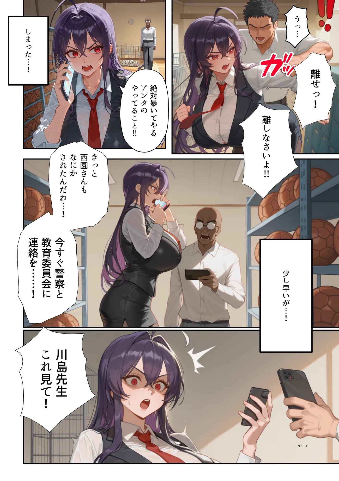 ムカつく女教師を強●妊娠！催◯リベンジ！＃2 - 8ページ