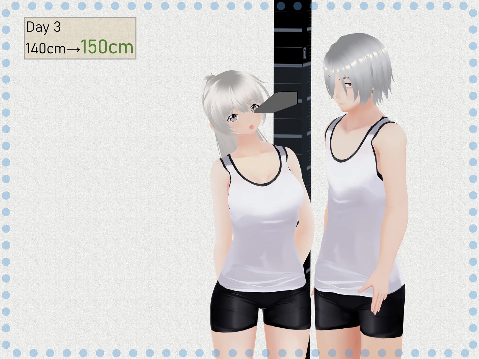 女子だけ成長 男子を追い抜く 成長音〜柔軟体操編〜 - 19ページ