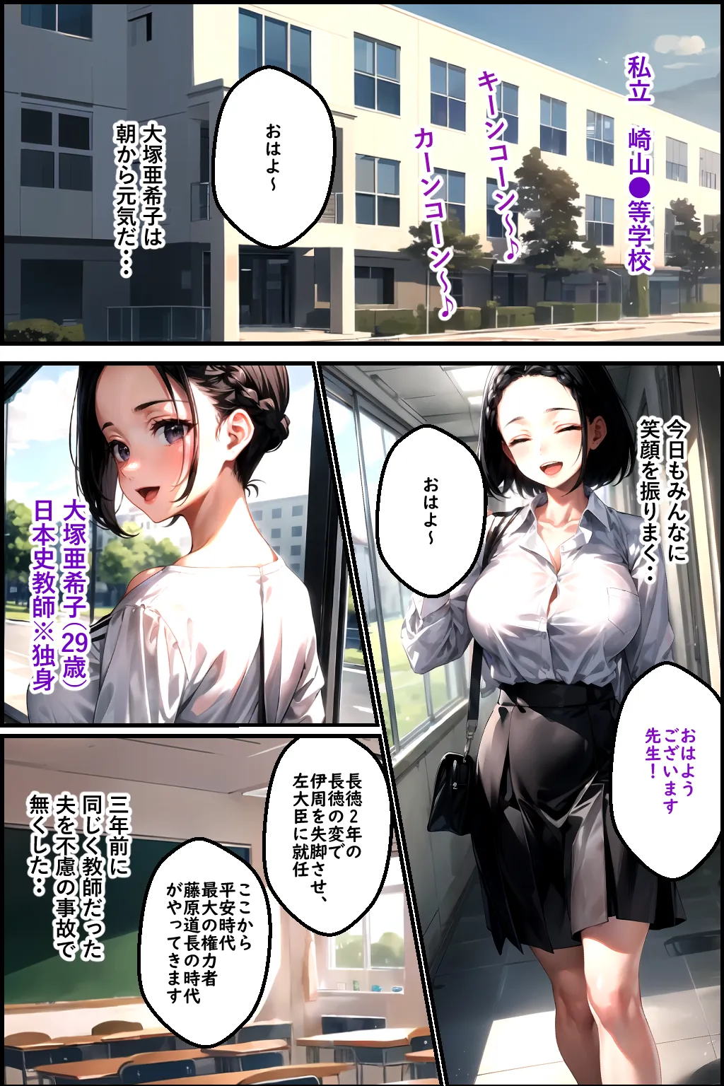 未亡人教師(上巻)大好きな先生が教頭の愛人に堕ちていた件 - 4ページ