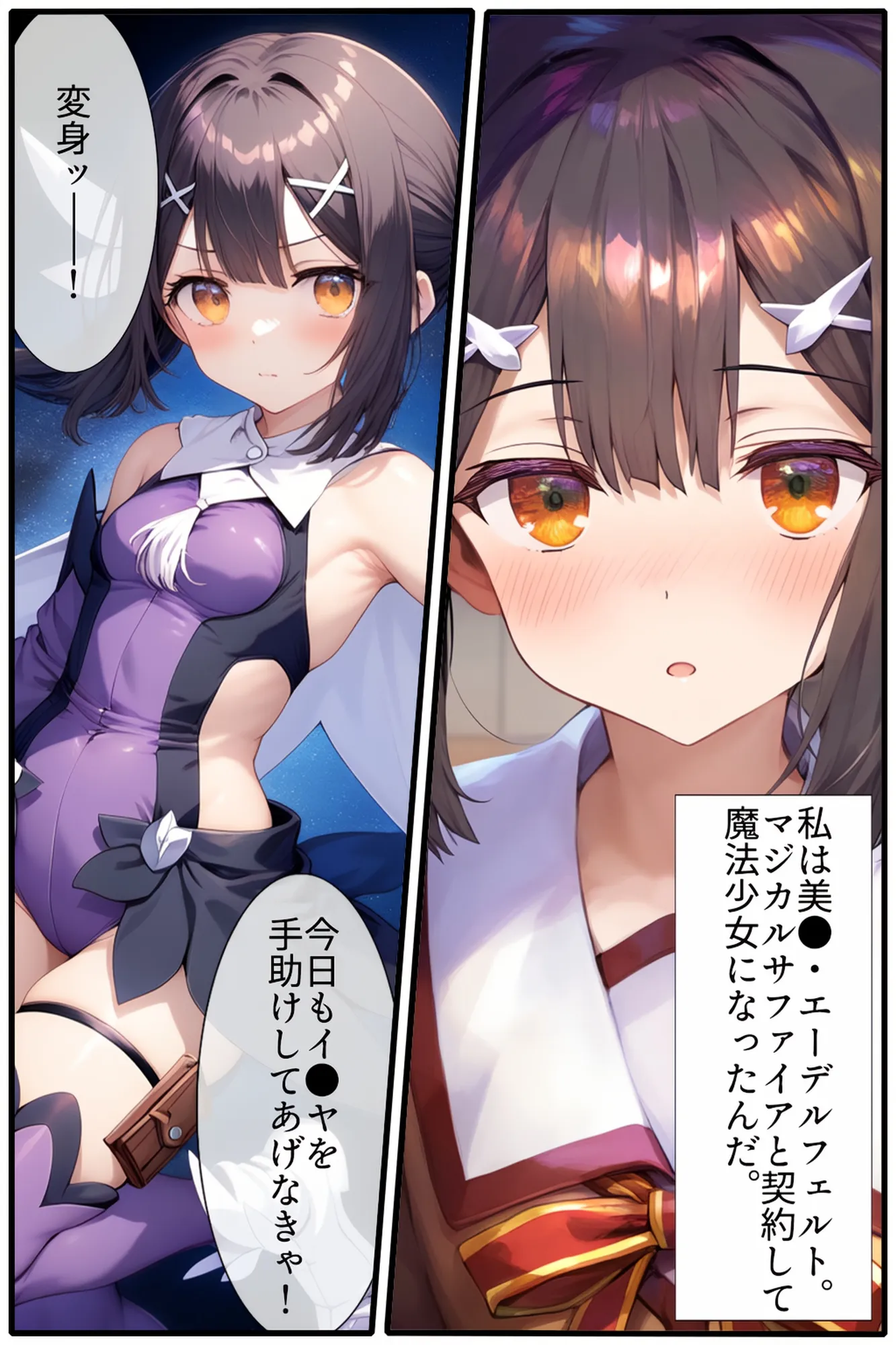 寝取られ快楽テイスティング（美〇・エーデルフェルト編） - 1ページ