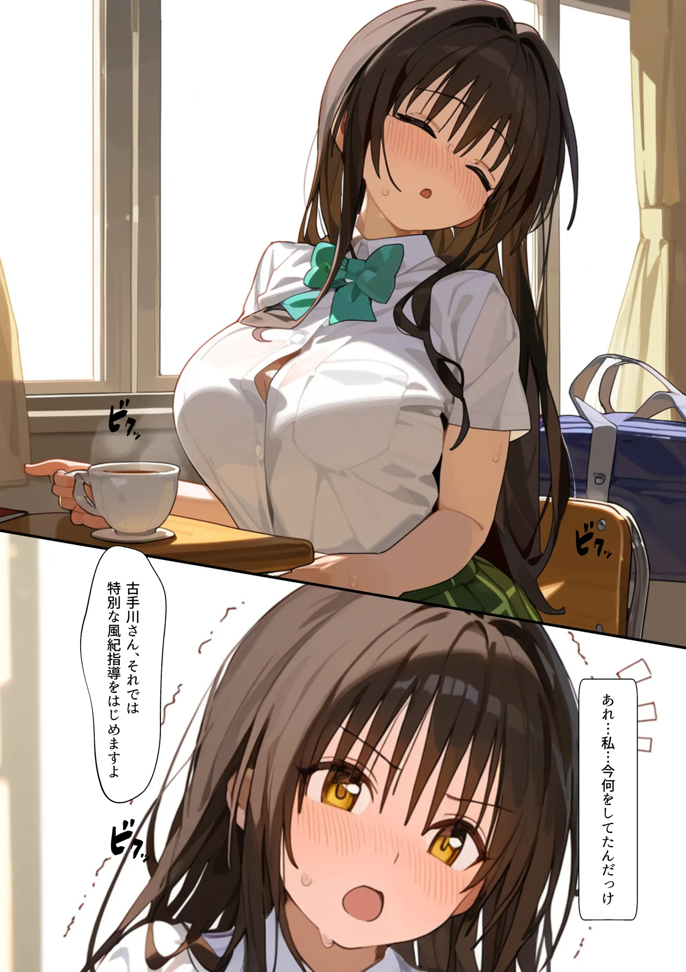 生真面目風紀委員を 催◯調教プライド崩壊古◯川ダム決壊むっつりスケベ教師の専属風紀指導 - 7ページ