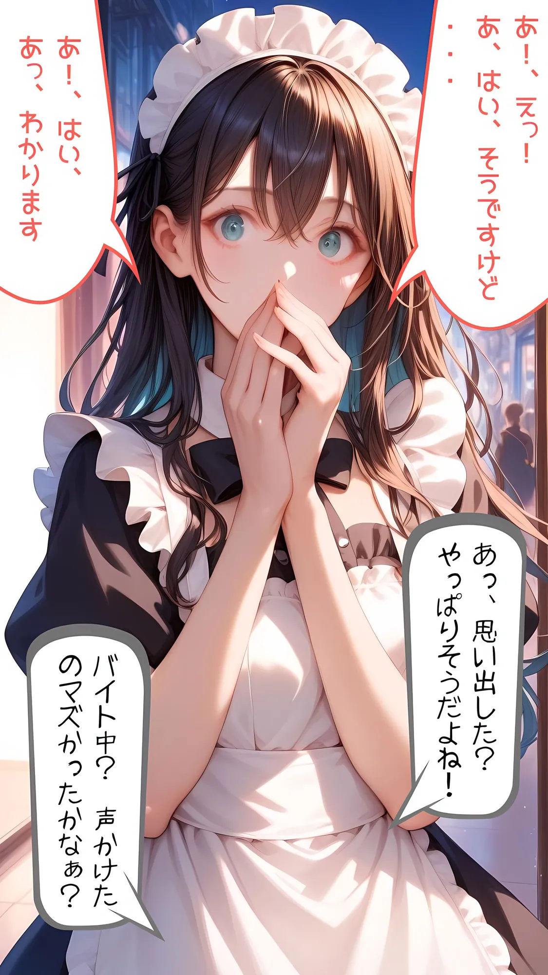 メカフェ店員だった近所のお嬢に秘密の裏メニューで抜いてもらう話 - 8ページ