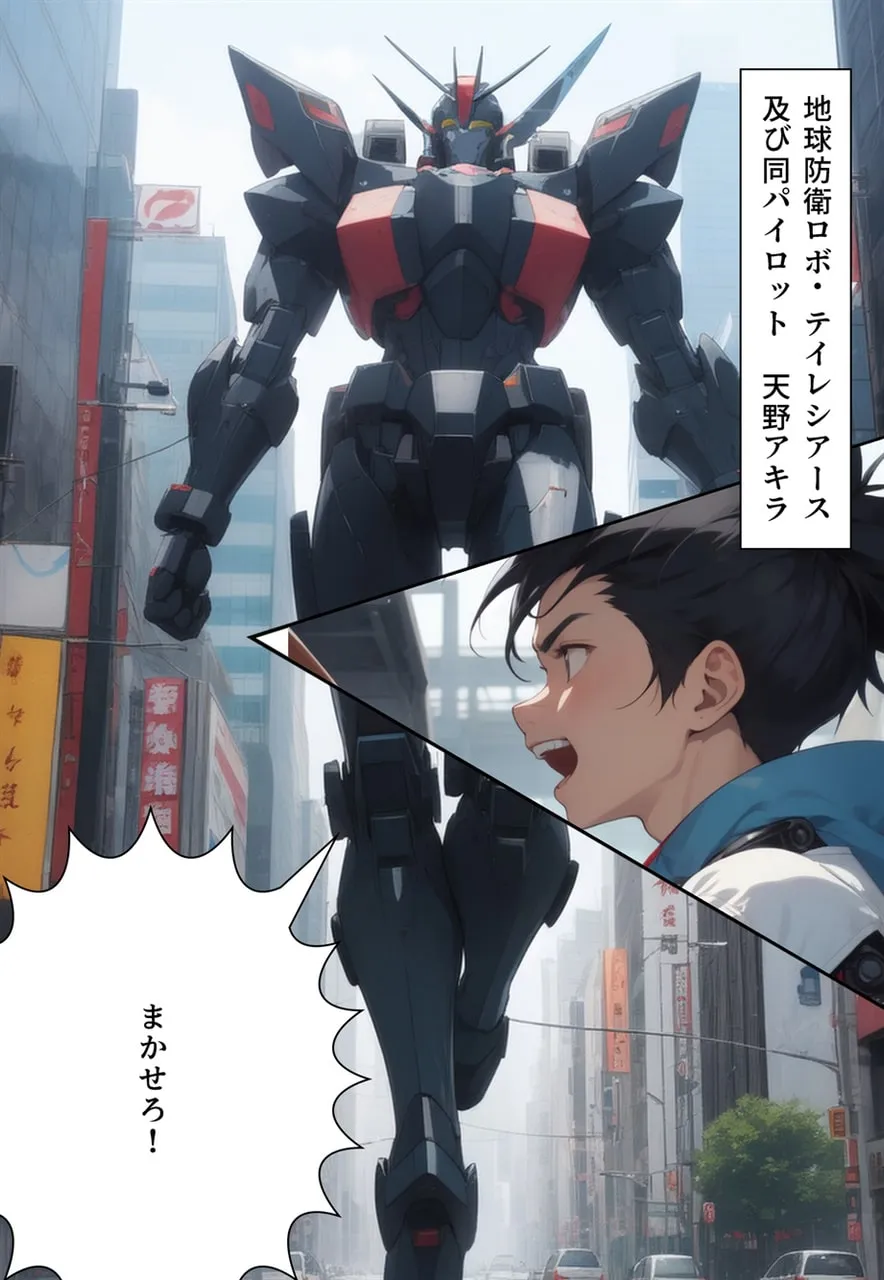 地球防衛ロボ テイレシアース 全人類美少女計画を阻止せよ！ - 3ページ