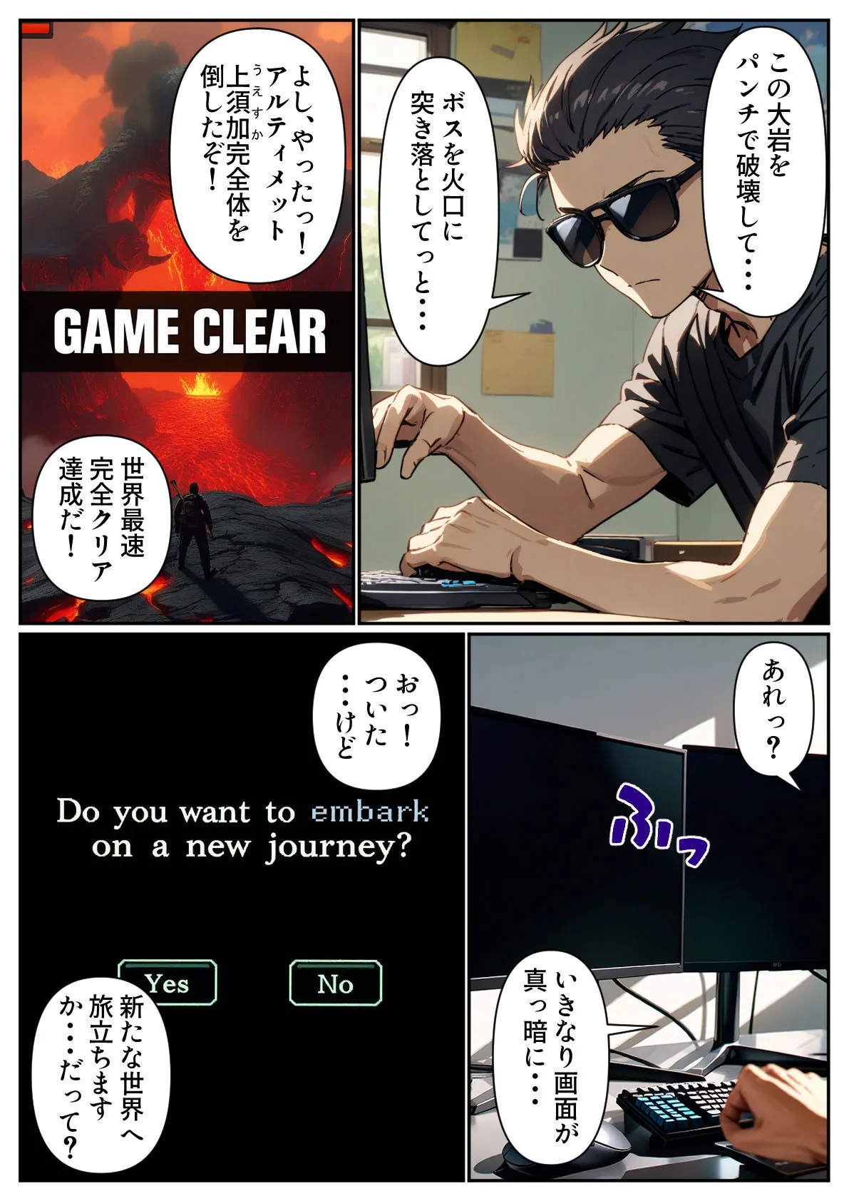 ゾンビがあふれる世界で俺だけゲームスキルが使える - 4ページ