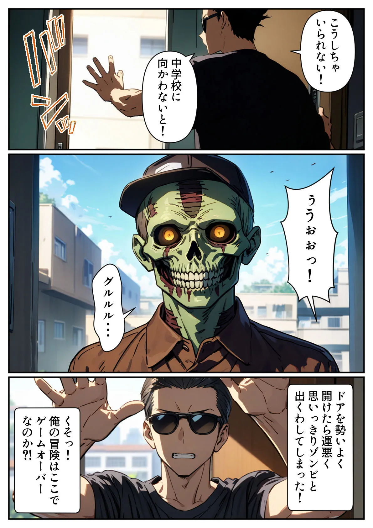 ゾンビがあふれる世界で俺だけゲームスキルが使える - 8ページ