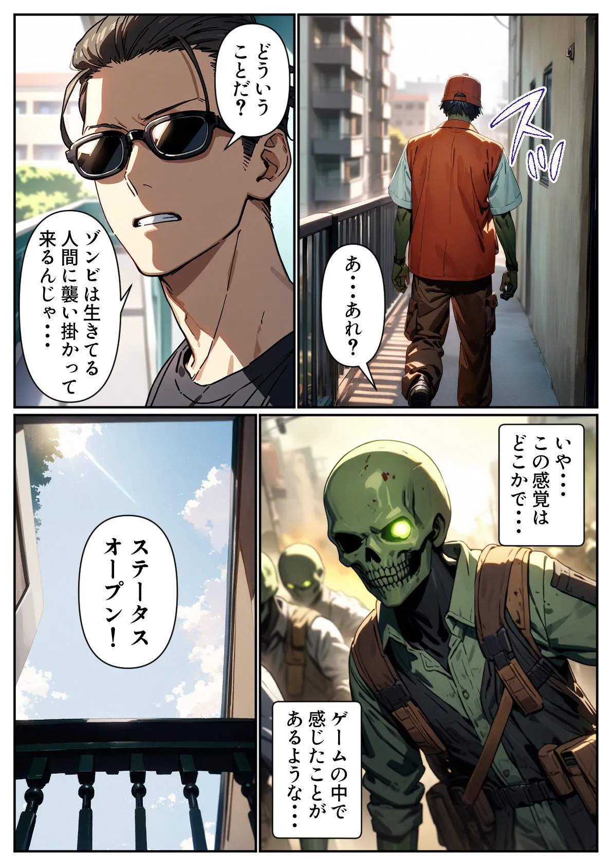 ゾンビがあふれる世界で俺だけゲームスキルが使える - 9ページ